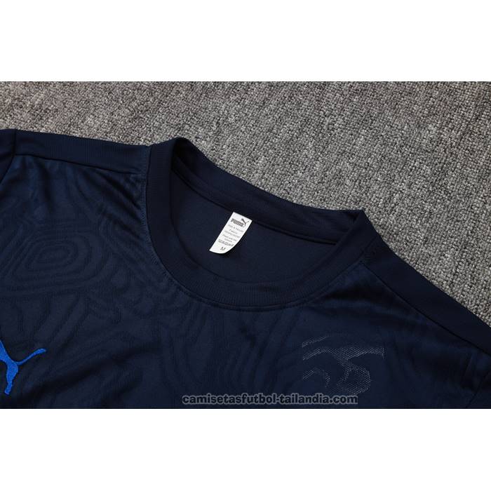Chandal del Olympique Marsella Manga Corta 24/25 Azul - Pantalon Corto